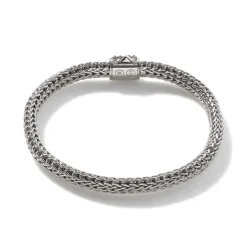 Women John Hardy Chains^Icon Bracelet, Sterling Silver, Pave, 5Mm