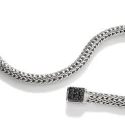 Women John Hardy Chains^Icon Bracelet, Sterling Silver, Pave, 5Mm