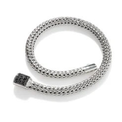 Women John Hardy Chains^Icon Bracelet, Sterling Silver, Pave, 5Mm
