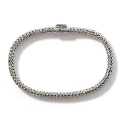 Women John Hardy Chains^Icon Bracelet, Sterling Silver, Pave, 5Mm