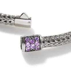 Women John Hardy Chains^Icon Bracelet, Sterling Silver, Pave, 5Mm