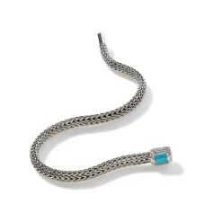 Men John Hardy Chains^Icon Bracelet, Sterling Silver, Turquoise, 5Mm