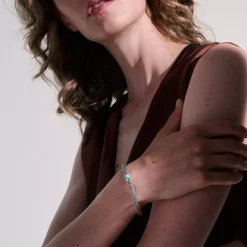 Men John Hardy Chains^Icon Bracelet, Sterling Silver, Turquoise, 5Mm