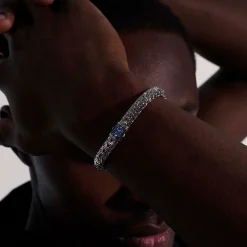 Men John Hardy Chains^Icon Bracelet, Sterling Silver, Pave, 7.5Mm