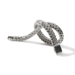 Men John Hardy Chains^Icon Bracelet, Sterling Silver, Pave, 7.5Mm