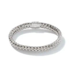 Men John Hardy Chains^Icon Bracelet, Sterling Silver, Pave, 7.5Mm