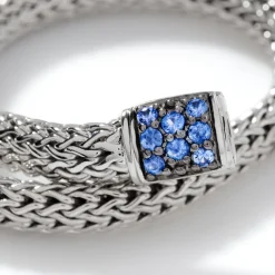 Women John Hardy Chains^Icon Bracelet, Sterling Silver, Pave, 5Mm