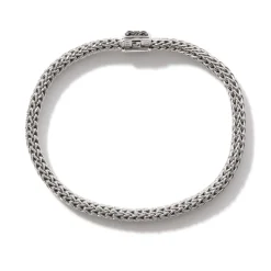 Women John Hardy Chains^Icon Bracelet, Sterling Silver, Pave, 5Mm