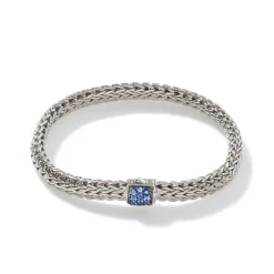 Women John Hardy Chains^Icon Bracelet, Sterling Silver, Pave, 6.5Mm