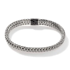 Men John Hardy Chains^Icon Bracelet, Sterling Silver, Pave, 6.5Mm