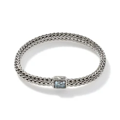 Men John Hardy Chains^Icon Bracelet, Sterling Silver, Pave, 6.5Mm
