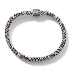 Men John Hardy Chains^Icon Bracelet, Sterling Silver, Pave, 6.5Mm
