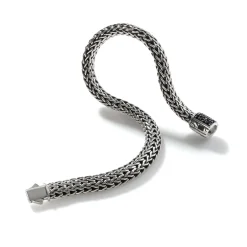 Men John Hardy Chains^Icon Bracelet, Sterling Silver, Pave, 6.5Mm