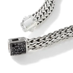 Men John Hardy Chains^Icon Bracelet, Sterling Silver, Pave, 6.5Mm