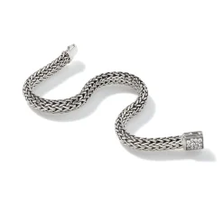 Men John Hardy Chains^Icon Bracelet, Sterling Silver, Pave, 6.5Mm