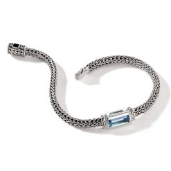 Men John Hardy Chains^Icon Bracelet, Sterling Silver, Gemstone, 5Mm
