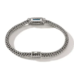 Men John Hardy Chains^Icon Bracelet, Sterling Silver, Gemstone, 5Mm