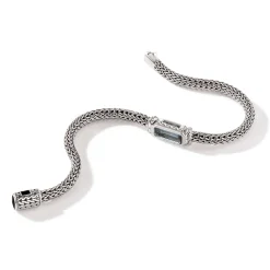 Men John Hardy Chains^Icon Bracelet, Sterling Silver, Gemstone, 5Mm