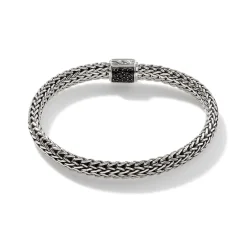Men John Hardy Chains^Icon Bracelet, Sterling Silver, Pave, 6.5Mm