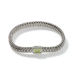 Men John Hardy Chains^Icon Bracelet, Sterling Silver, Pave, 6.5Mm