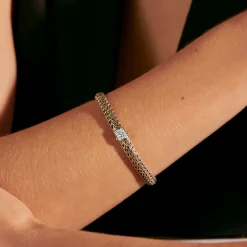 Men John Hardy Chains^Icon Bracelet, Sterling Silver, Pave, 6.5Mm