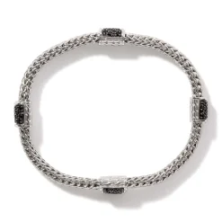 Women John Hardy Chains^Icon Bracelet, Sterling Silver, Diamonds, 5Mm