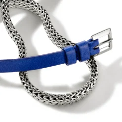 Men John Hardy Chains^Icon Wrap, Sterling Silver, Leather