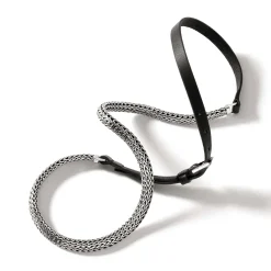 Women John Hardy Chains^Icon Wrap, Sterling Silver, Leather