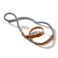 Women John Hardy Chains^Icon Wrap, Sterling Silver, Leather