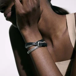 Women John Hardy Chains^Icon Wrap, Sterling Silver, Leather