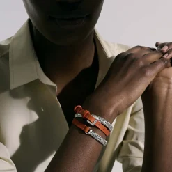 Women John Hardy Chains^Icon Wrap, Sterling Silver, Leather