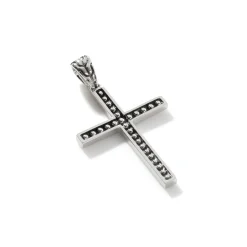 Men John Hardy Tags & Pendants^Jawan Cross Pendant Necklace, Sterling Silver