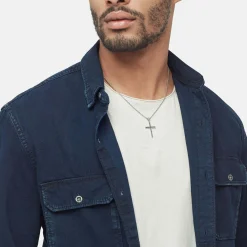 Men John Hardy Tags & Pendants^Jawan Cross Pendant Necklace, Sterling Silver