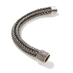 Men John Hardy Chains^Kami Chain Bracelet, Dark Silver, 15Mm