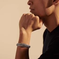 Men John Hardy Chains^Kami Chain Bracelet, Sterling Silver, 12Mm