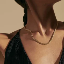 Men John Hardy Chains^Kami Chain Necklace, Gold, 4.5Mm