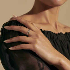 Women John Hardy Soft^Kami Chain Ring, Gold, 4.5Mm