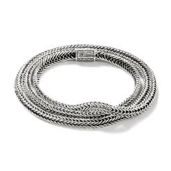 Men John Hardy Chains^Kami Chain Triple Wrap, Silver, 4.5Mm