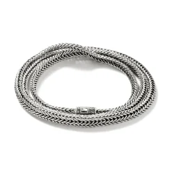 Men John Hardy Chains^Kami Chain Triple Wrap, Silver, 4.5Mm