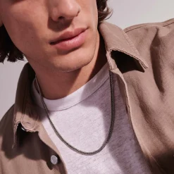 Men John Hardy Chains^Kami Chain Triple Wrap, Silver, 4.5Mm