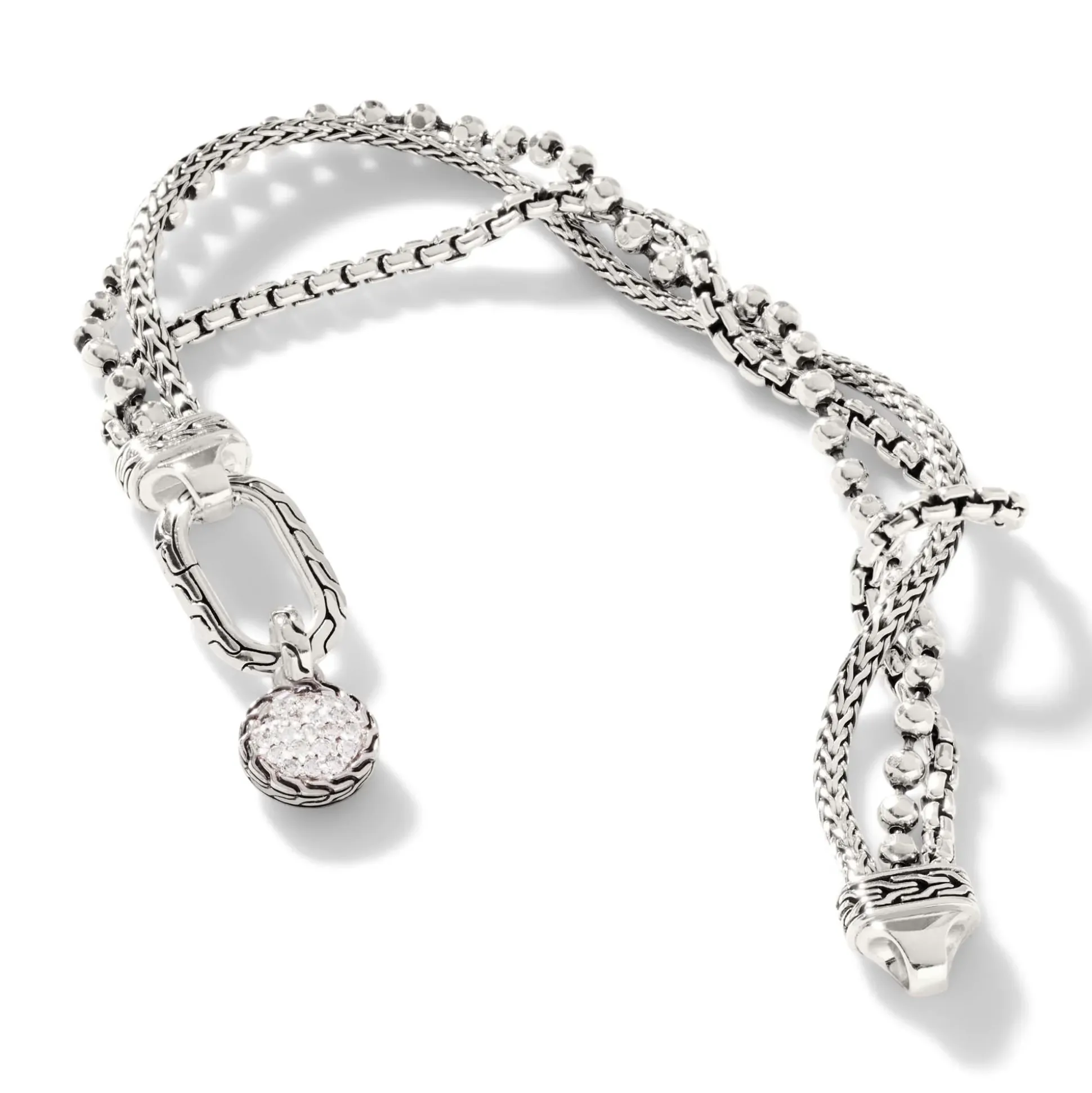 Women John Hardy Chains^Keyring Bracelet, Sterling Silver