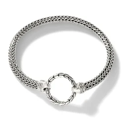 Men John Hardy Chains^Keyring Bracelet, Sterling Silver, 11Mm