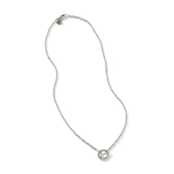 Women John Hardy Layering^Keyring Necklace, Sterling Silver, 2.45 Mm
