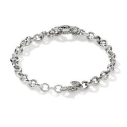 Men John Hardy Chains^Knife Edge Keyring Bracelet, Sterling Silver