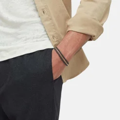 Men John Hardy Leather, Cord & Rubber^Leather Triple Wrap, Gold