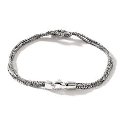 Men John Hardy Chains^Love Knot Bracelet, Gold, Silver, 1.8Mm
