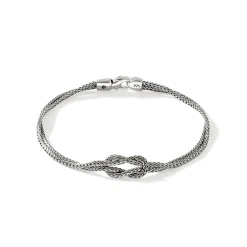 Men John Hardy Chains^Love Knot Bracelet, Gold, Silver, 1.8Mm