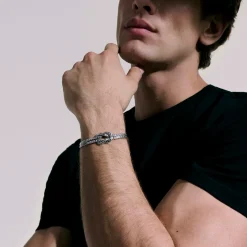 Men John Hardy Chains^Love Knot Bracelet, Sterling Silver, 5Mm