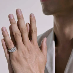 Women John Hardy Soft^Love Knot Chain Ring, Rose Gold