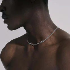 Women John Hardy Layering^Love Knot Convertable Necklace, Silver, 1.8Mm